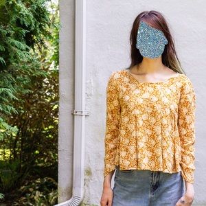 Flowy babydoll shirt